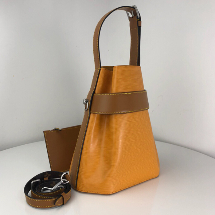 Сумка Louis Vuitton Twist Bucket M52803 Epi Leather Safran Yellow "Brown" фото № 4
