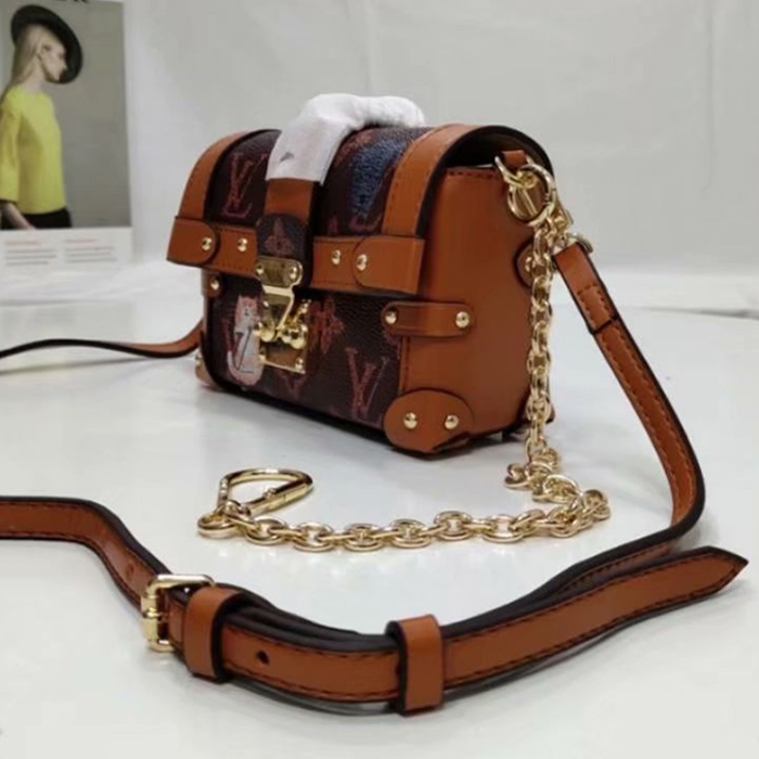 Сумка Louis Vuitton Essential Trunk M63892 Monogram Canvas "Brown" фото № 4