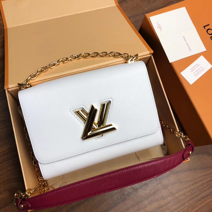 Сумка Louis Vuitton Twist MM M53596 Epi Leather "White" фото № 2