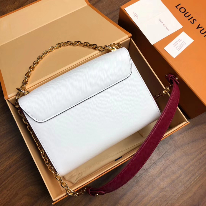 Сумка Louis Vuitton Twist MM M53596 Epi Leather "White" фото № 3