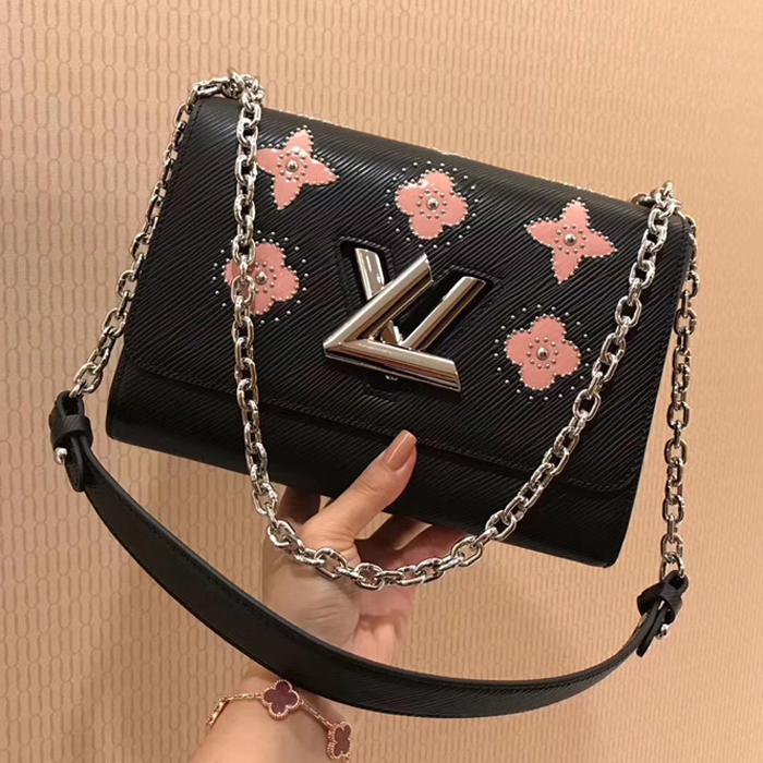 Сумка Louis Vuitton Twist MM M52134 Epi Leather "Black" фото № 2