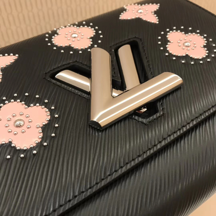 Сумка Louis Vuitton Twist MM M52134 Epi Leather "Black" фото № 8