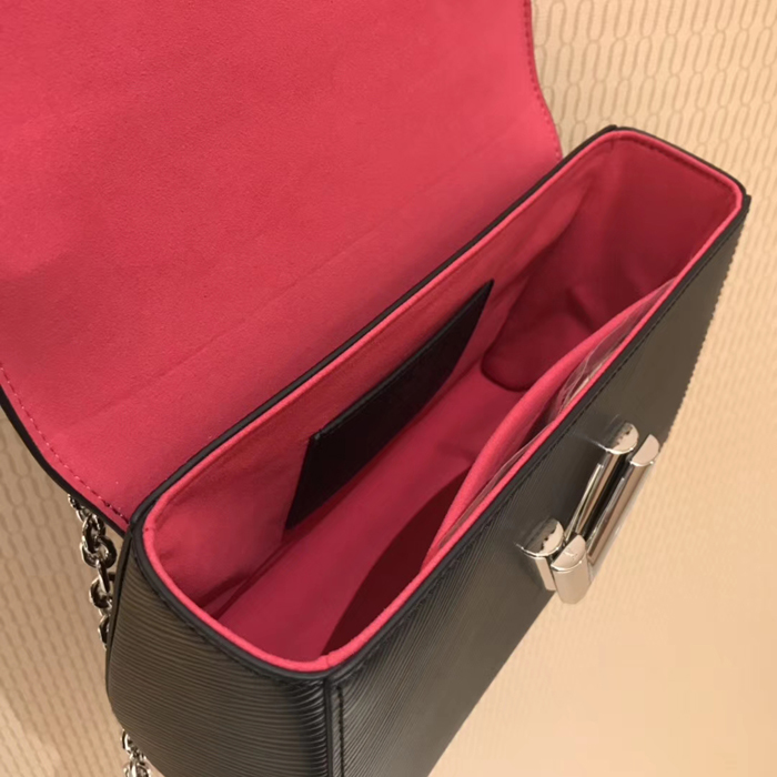Сумка Louis Vuitton Twist MM M52134 Epi Leather "Black" фото № 9