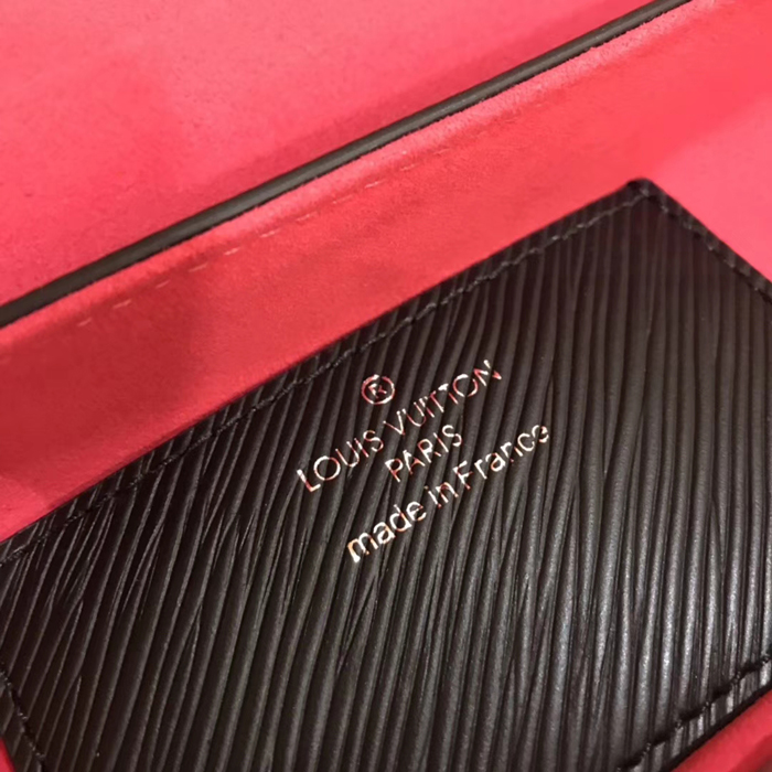 Сумка Louis Vuitton Twist MM M52134 Epi Leather "Black" фото № 10