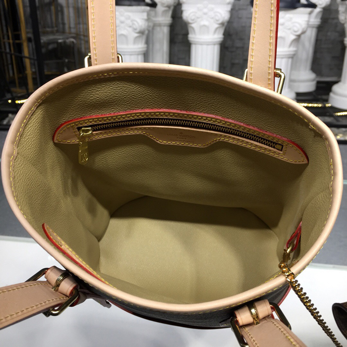 Сумка Louis Vuitton Petit Bucket M42238 Monogram Canvas "Brown" фото № 7
