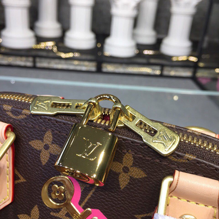 Сумка Louis Vuitton Alma BB M44368 Monogram Canvas "Brown" фото № 6