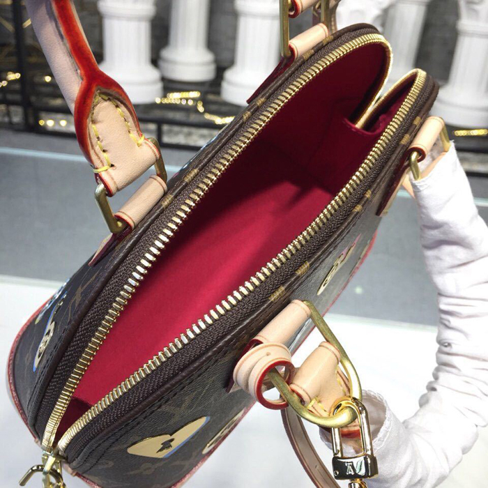 Сумка Louis Vuitton Alma BB M44368 Monogram Canvas "Brown" фото № 10