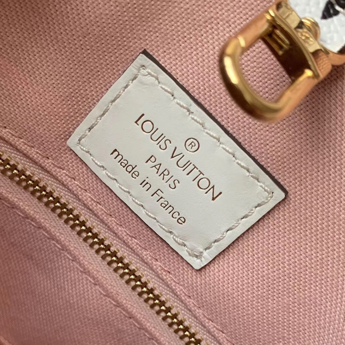 Сумка Louis Vuitton Onthego Tote Bag M44569 Monogram Coated Canvas Pink "Red" фото № 9