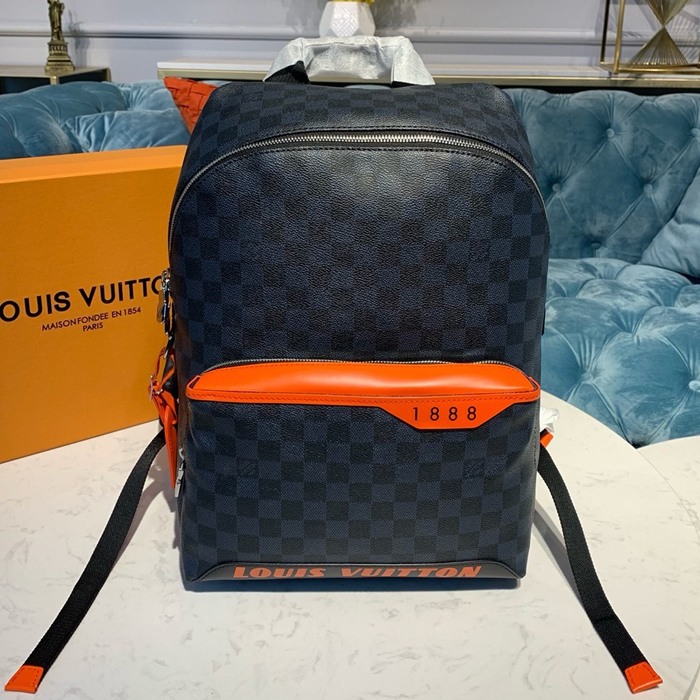 Рюкзак Louis Vuitton Damier Cobalt Race Discovery Backpack PM N40157 Damier Cobalt Canvas "Navy Blue" фото № 2