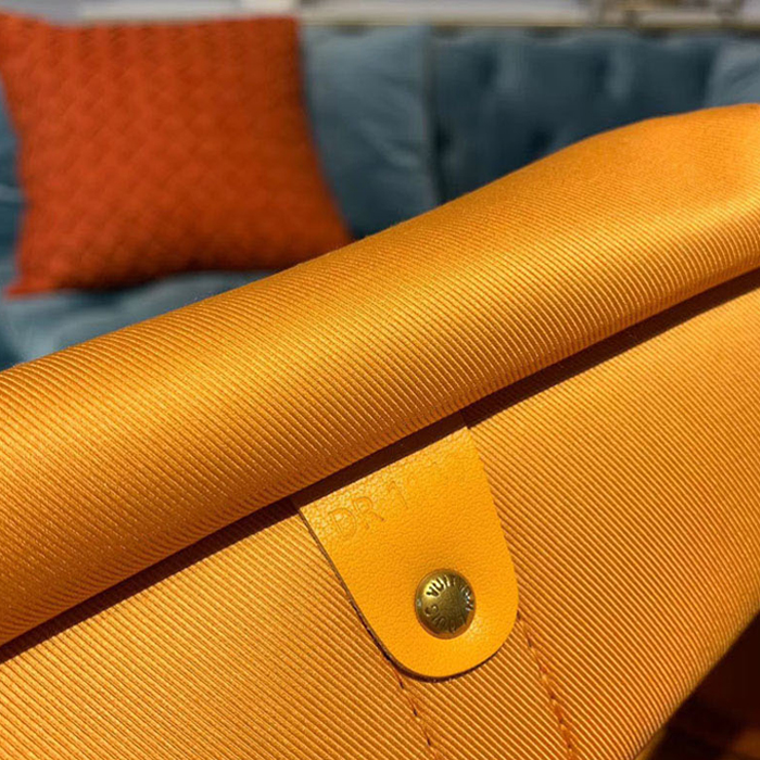 Сумка Louis Vuitton Keepall Bandouliere 50 M44644 Monogram Denim Ochre Yellow "Orange" фото № 10
