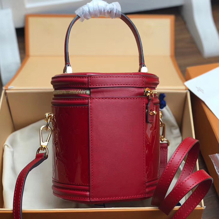 Сумка Louis Vuitton Cannes M53998 Monogram Vernis "Red" фото № 4