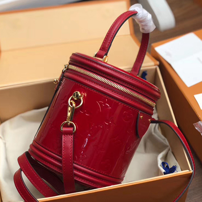 Сумка Louis Vuitton Cannes M53998 Monogram Vernis "Red" фото № 3