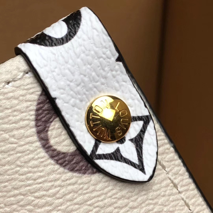 Сумка Louis Vuitton Onthego M44571 Monogram Coated Canvas Khaki Green "White" фото № 7