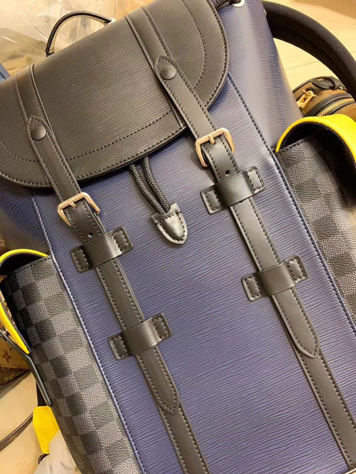 Рюкзак Louis Vuitton Christopher Backpack PM M55111 Epi Leather "Navy Blue" фото № 6