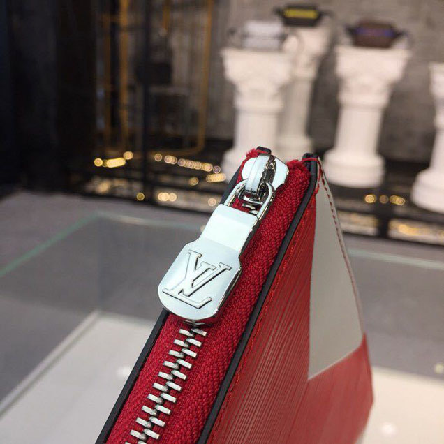 Клатч Louis Vuitton Pochette Jour GM Canvas FIFA World Cup Russia 2018 Collection M63232 White "Red" фото № 9