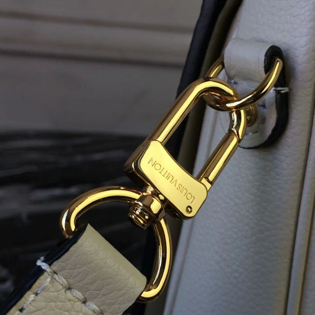 Сумка Louis Vuitton Pochette Metis 25cm Bag Monogram Empreinte Canvas Spring Summer 2018 Collection M44072 Creme "Beige" фото № 4