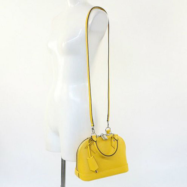 Сумка Louis Vuitton M41326 Alma BB Tote Bag Epi Leather "Yellow" фото № 8