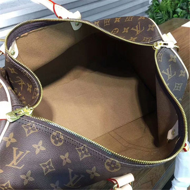 Сумка Louis Vuitton M41418 Keepall Bandouliere 45 Duffel Bag Monogram Canvas "Brown" фото № 10
