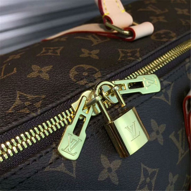 Сумка Louis Vuitton M41418 Keepall Bandouliere 45 Duffel Bag Monogram Canvas "Brown" фото № 5