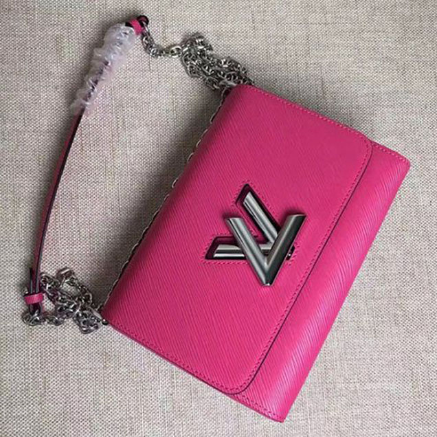 Сумка Louis Vuitton M41869 Twist MM Shoulder Bag Epi Leather "Pink" фото № 9