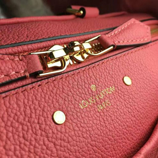 Сумка Louis Vuitton M42403 Speedy Bandouliere 25 Tote Bag Monogram Empreinte Leather "Peach" фото № 6