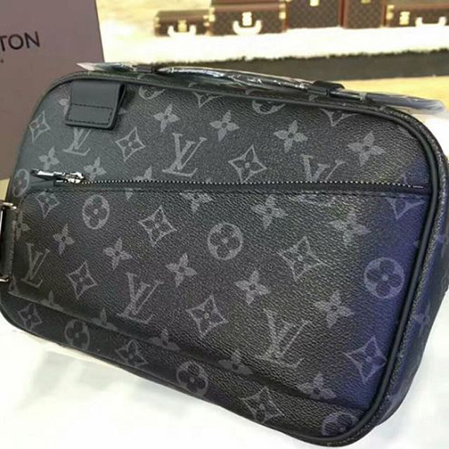 Сумка Louis Vuitton M42906 Bumbag Sling Bag Monogram Eclipse Canvas "Black" фото № 5
