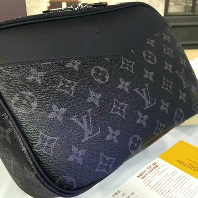 Сумка Louis Vuitton M42906 Bumbag Sling Bag Monogram Eclipse Canvas "Black" фото № 6
