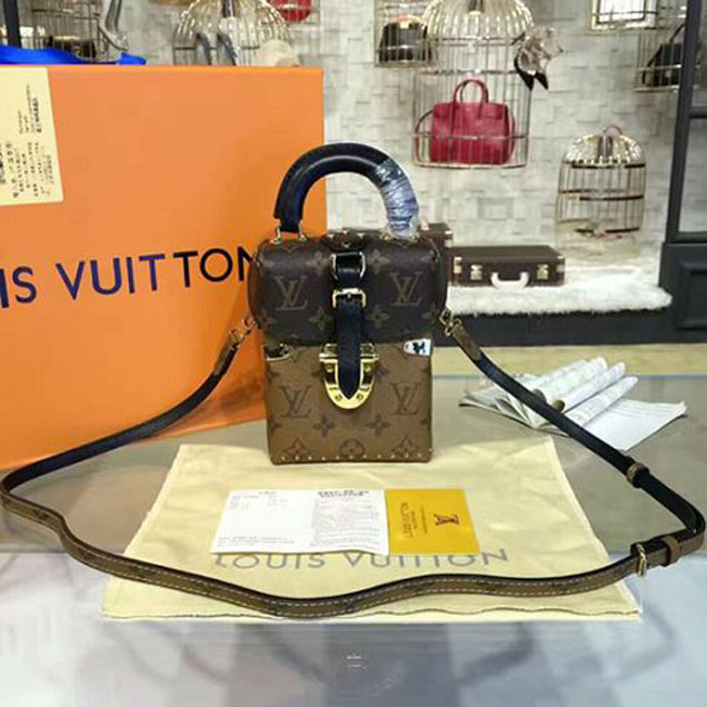 Сумка Louis Vuitton M42999 Camera Box Crossbody Bag Monogram Canvas "Brown" фото № 2