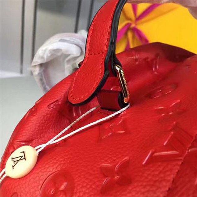 Рюкзак Louis Vuitton M44015 Sorbonne Backpack Monogram Empreinte Leather "Red" фото № 7