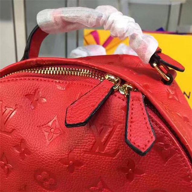Рюкзак Louis Vuitton M44015 Sorbonne Backpack Monogram Empreinte Leather "Red" фото № 8