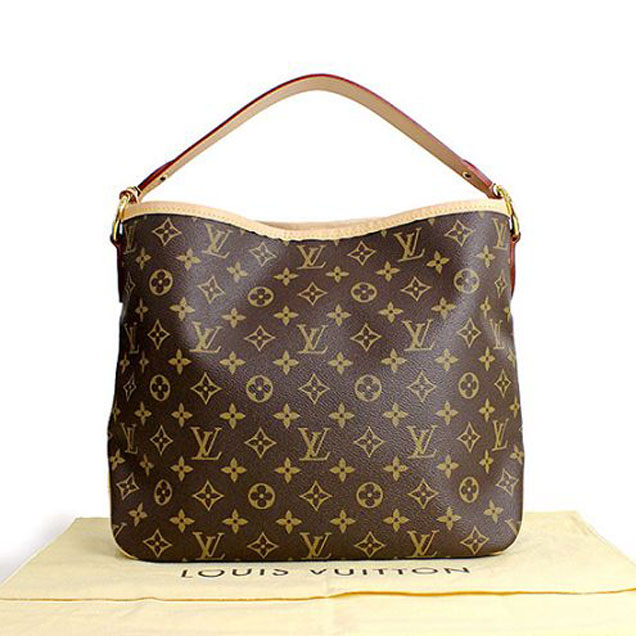Сумка Louis Vuitton M50155 Delightful PM Hobo Bag Monogram Canvas "Brown" фото № 8