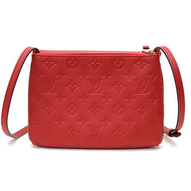 Сумка Louis Vuitton M50259 Twice Crossbody Bag Monogram Empreinte Leather "Red" фото № 4