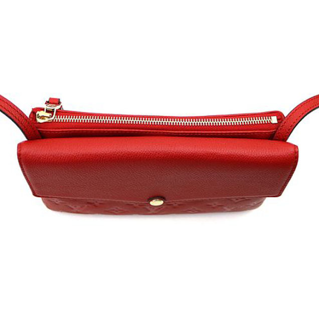 Сумка Louis Vuitton M50259 Twice Crossbody Bag Monogram Empreinte Leather "Red" фото № 5