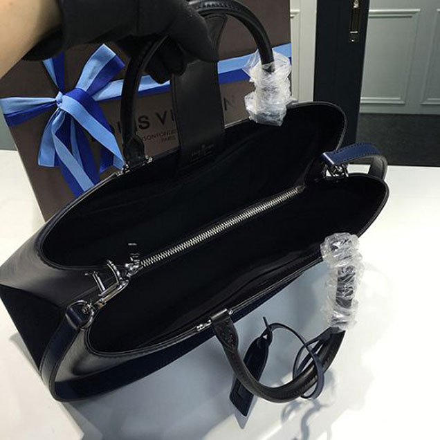 Сумка Louis Vuitton M51328 Kleber MM Tote Bag Epi Leather "Navy Blue" фото № 10
