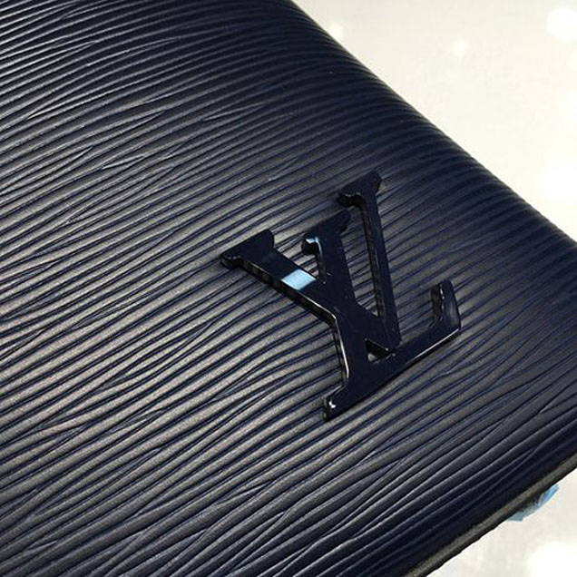 Сумка Louis Vuitton M51328 Kleber MM Tote Bag Epi Leather "Navy Blue" фото № 8