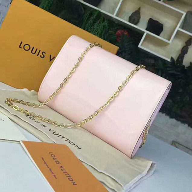 Сумка Louis Vuitton M51603 Louise Chain PM Crossbody Bag Monogram Vernis "Pink" фото № 3