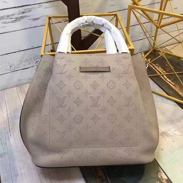 Сумка Louis Vuitton M54403 Girolata Tote Bag Mahina Leather "Beige" фото № 3