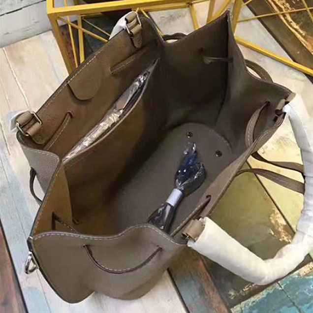 Сумка Louis Vuitton M54403 Girolata Tote Bag Mahina Leather "Beige" фото № 6