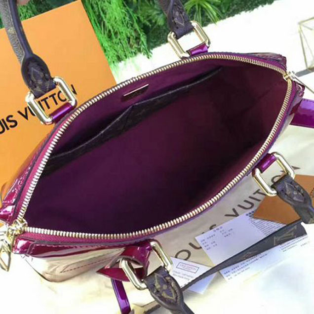 Сумка Louis Vuitton M54640 Tote Miroir Tote Bag Monogram Vernis Leather "Pink" фото № 9