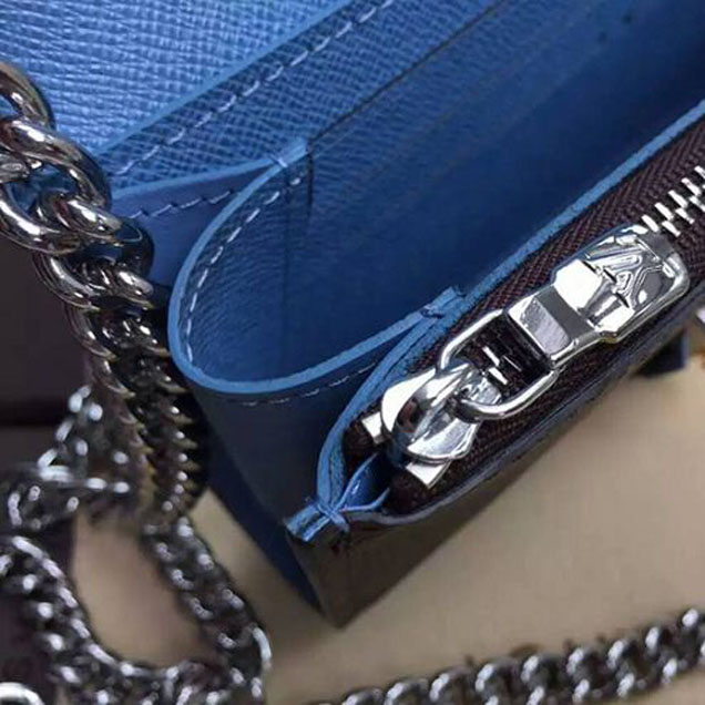 Сумка Louis Vuitton M60796 Tribal Mask Chain Wallet Monogram Canvas "Brown" фото № 8