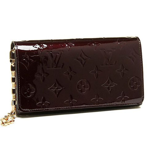 Сумка Louis Vuitton M90088 Chain Wallet Monogram Vernis "Chocolate" фото № 2