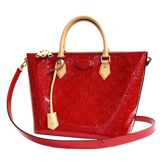 Сумка Louis Vuitton M90160 Montebello MM Tote Bag Monogram Vernis "Red" фото № 2
