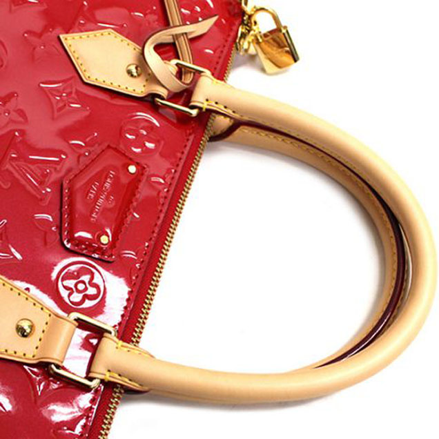 Сумка Louis Vuitton M90160 Montebello MM Tote Bag Monogram Vernis "Red" фото № 5