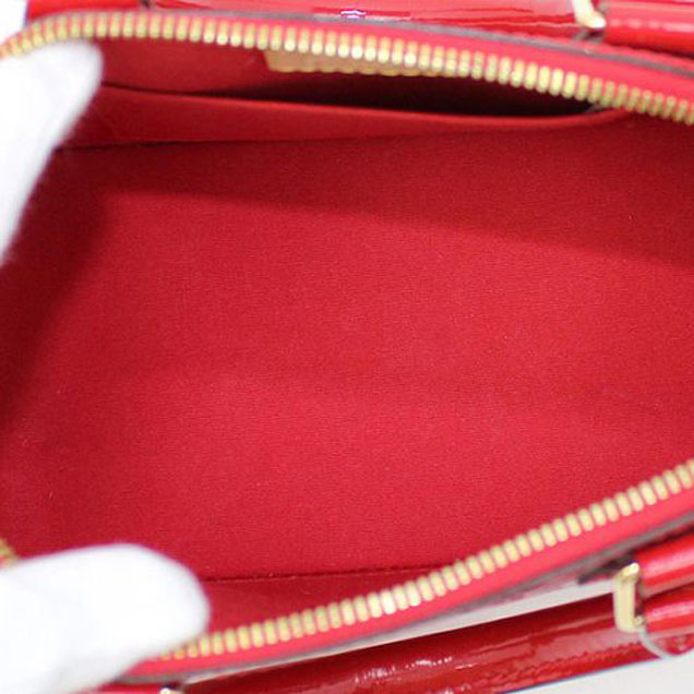 Сумка Louis Vuitton M90174 Alma BB Tote Bag Monogram Vernis "Red" фото № 8