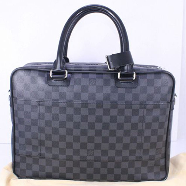Портфель Louis Vuitton N23253 Icare Briefcase Damier Graphite Canvas "Graphite" фото № 4