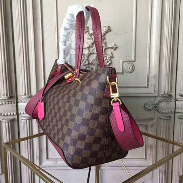 Сумка Louis Vuitton N41015 Hyde Park Shoulder Bag Damier Ebene Canvas "Brown" фото № 3