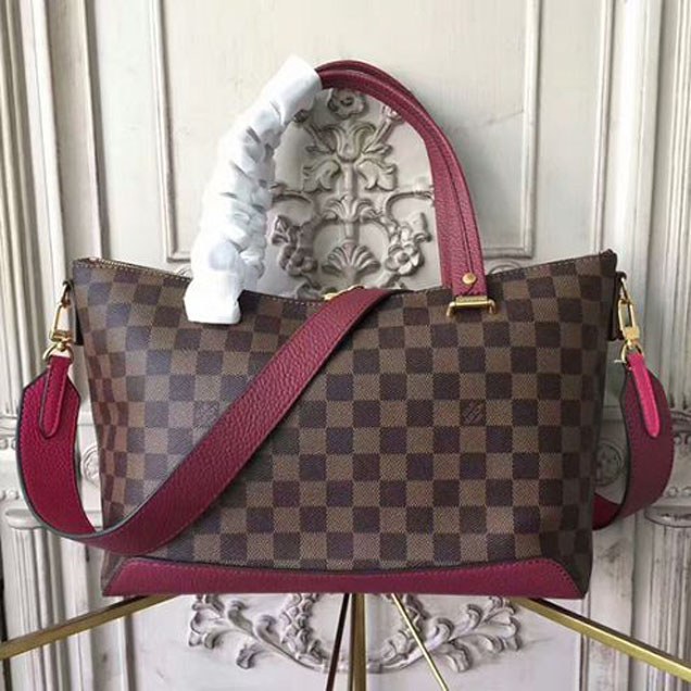 Сумка Louis Vuitton N41015 Hyde Park Shoulder Bag Damier Ebene Canvas "Brown" фото № 4