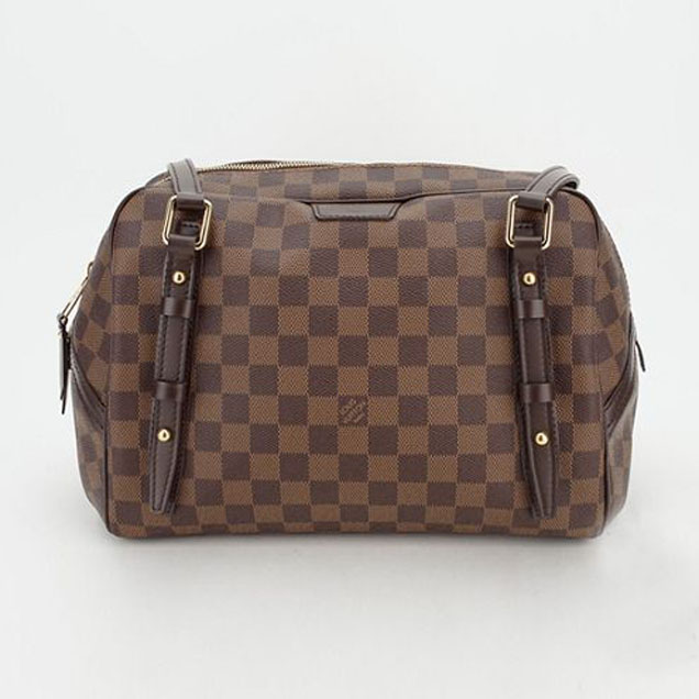 Сумка Louis Vuitton N41158 Rivington GM Shoulder Bag Damier Ebene Canvas "Brown" фото № 2