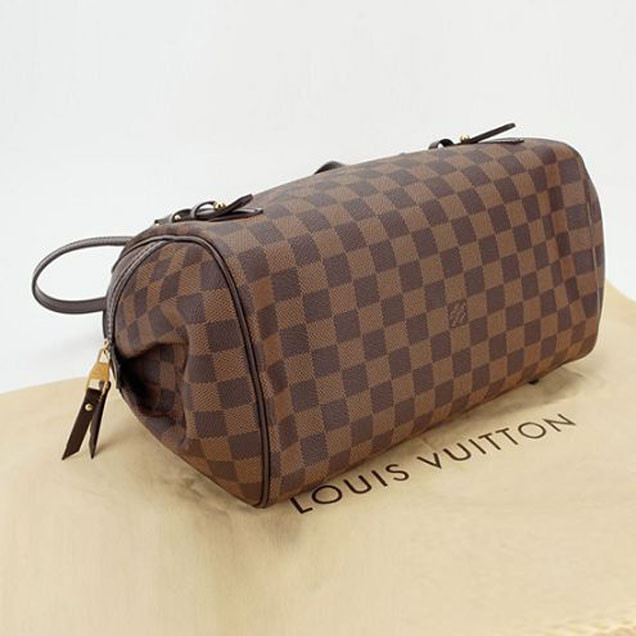 Сумка Louis Vuitton N41158 Rivington GM Shoulder Bag Damier Ebene Canvas "Brown" фото № 6