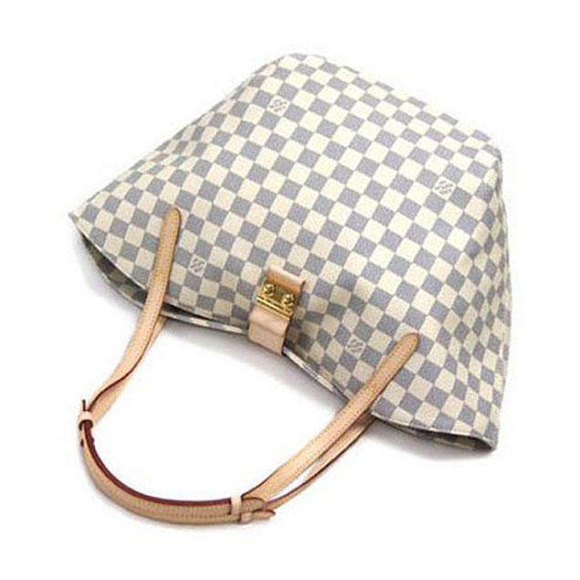 Сумка Louis Vuitton N41208 Salina PM Shoulder Bag Damier Azur Canvas "White" фото № 3